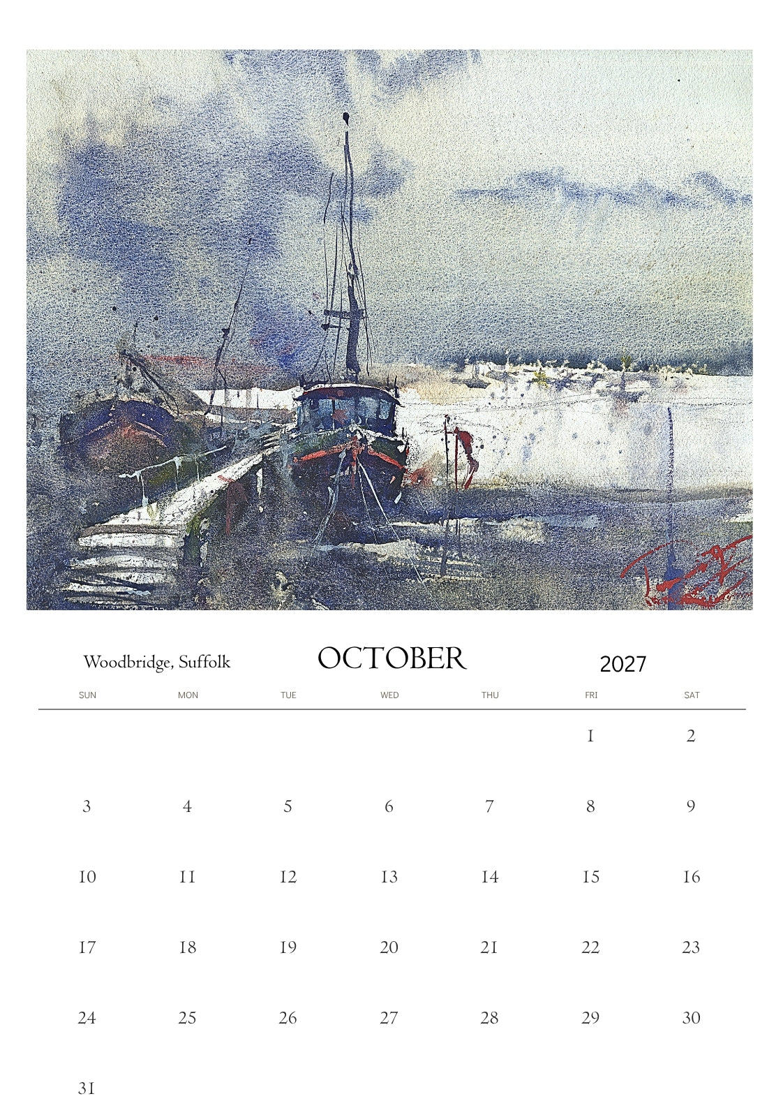 Wall calendars 2027 (EU & Rest of World)