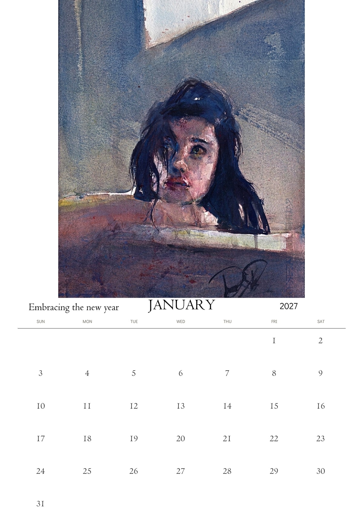 Wall calendars 2027 (EU & Rest of World)