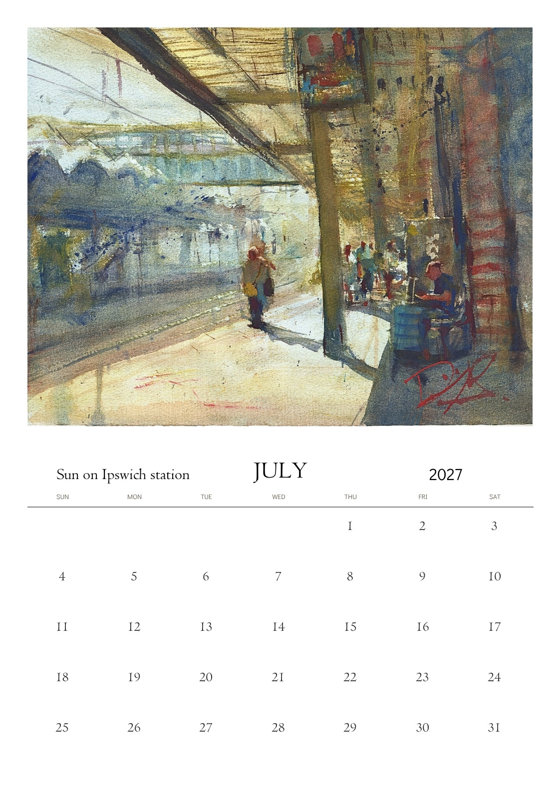 Wall calendars 2027 (EU & Rest of World)